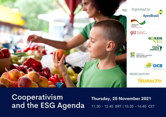 Cooperativismo e Agenda ESG serão temas de webinar